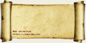 Blaža Jočanin vizit kartica